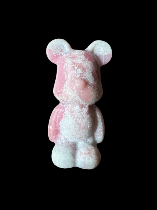 Pink Opal Bearbrick Carving