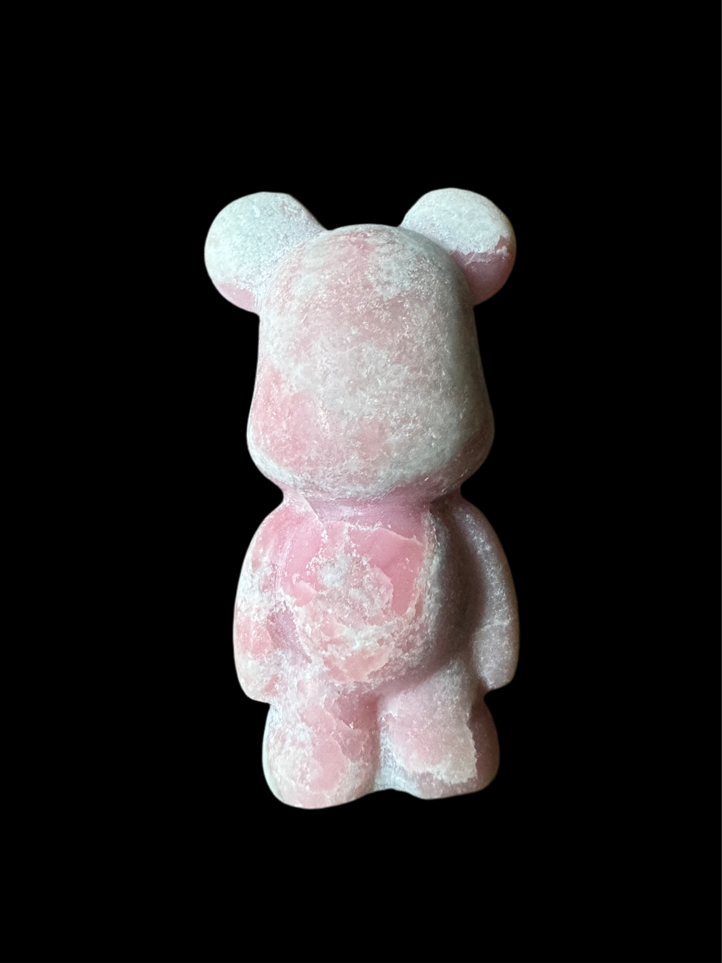 Pink Opal Bearbrick Carving